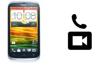 Making video calls with a HTC Desire V