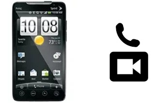 Making video calls with a HTC Evo 4G