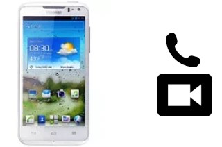 Making video calls with a Huawei Ascend D quad XL