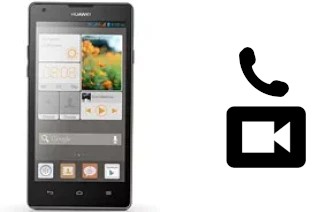 Making video calls with a Huawei Ascend G700