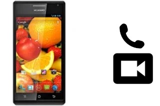 Making video calls with a Huawei Ascend P1s