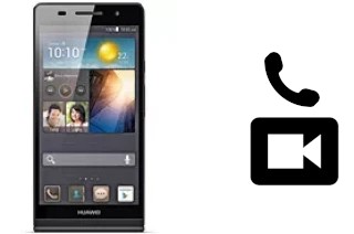 Making video calls with a Huawei Ascend P6