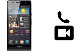 Making video calls with a Huawei Ascend P6 S