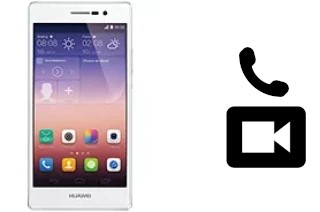 Making video calls with a Huawei Ascend P7