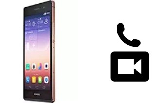 Making video calls with a Huawei Ascend P7 Sapphire Edition