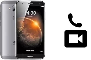 Making video calls with a Huawei G7 Plus