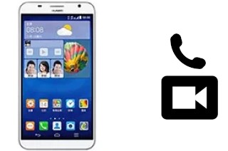 Making video calls with a Huawei Ascend GX1