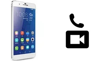 Making video calls with a Huawei Honor 6 Plus