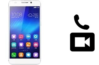 Making video calls with a Huawei Honor 6