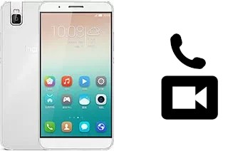 Making video calls with a Huawei Honor 7i