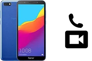 Making video calls with a Huawei Honor 7s