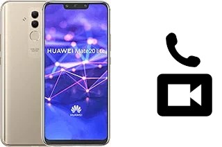 Making video calls with a Huawei Mate 20 lite