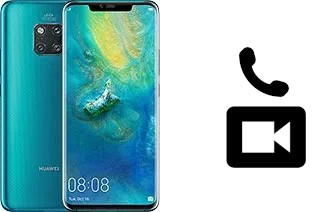 Making video calls with a Huawei Mate 20 Pro