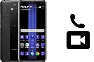 Making video calls with a Huawei Mate 20 RS Porsche Design