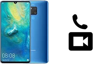 Making video calls with a Huawei Mate 20 X