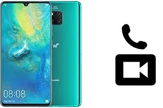 Making video calls with a Huawei Mate 20 X (5G)