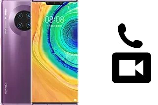 Making video calls with a Huawei Mate 30 Pro