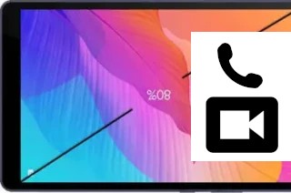 Making video calls with a Huawei MatePad T8