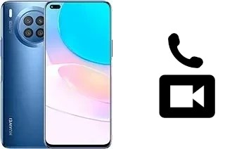 Making video calls with a Huawei nova 8i