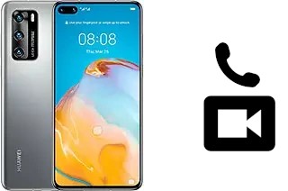 Making video calls with a Huawei P40