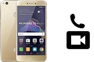 Making video calls with a Huawei P8 Lite (2017)