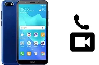 Making video calls with a Huawei Y5 lite (2018)