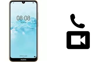 Making video calls with a Huawei Y6 Pro (2019)