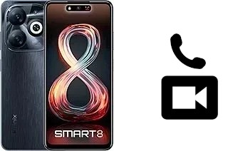 Making video calls with an Infinix Smart 8 (India)