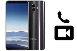 Making video calls with a Konka S5