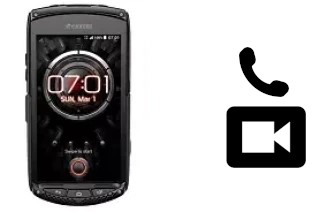 Making video calls with a Kyocera Torque KC-S701