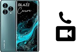 Making video calls with a Lava Blaze Curve