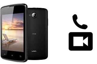 Making video calls with a Lava Iris 348