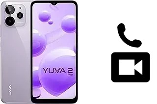 Making video calls with a Lava Yuva 2 Pro