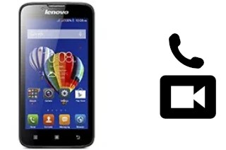 Making video calls with a Lenovo A328