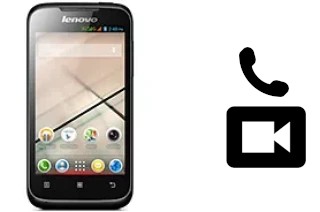 Making video calls with a Lenovo A369i