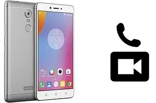 Making video calls with a Lenovo K6 Note