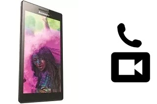 Making video calls with a Lenovo Tab 2 A7-10