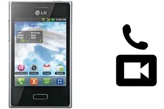 Making video calls with a LG Optimus L3 E400