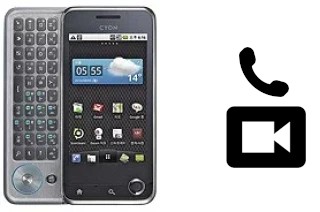 Making video calls with a LG Optimus Q LU2300