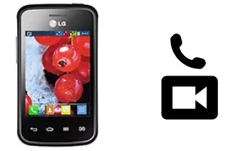 Making video calls with a LG Optimus L1 II Tri E475