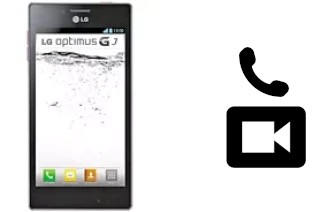 Making video calls with a LG Optimus GJ E975W