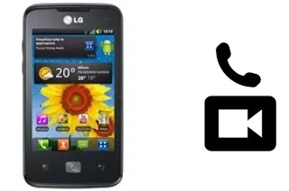 Making video calls with a LG Optimus Hub E510