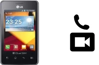 Making video calls with a LG Optimus L2 II