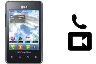 Making video calls with a LG Optimus L3 E405