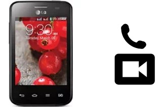 Making video calls with a LG Optimus L3 II Dual