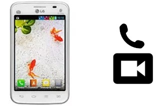 Making video calls with a LG Optimus L4 II Tri E470