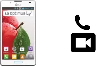 Making video calls with a LG Optimus L7 II Dual