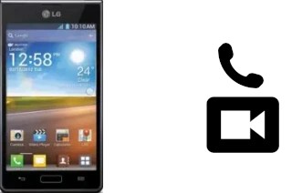 Making video calls with a LG Optimus L7