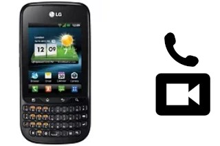 Making video calls with a LG Optimus Pro C660