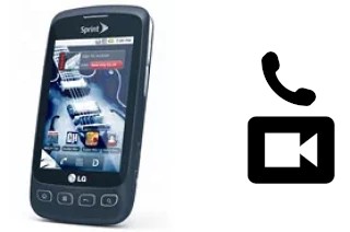 Making video calls with a LG Optimus S